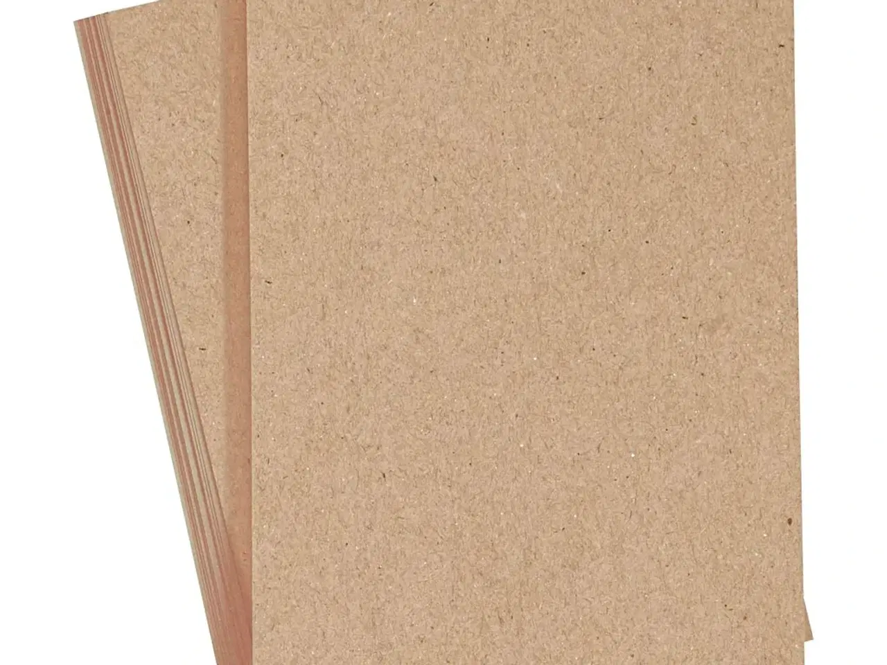 Billede 1 - A4 Karton 220 g - Natur, 10 stk. til kreative projekter