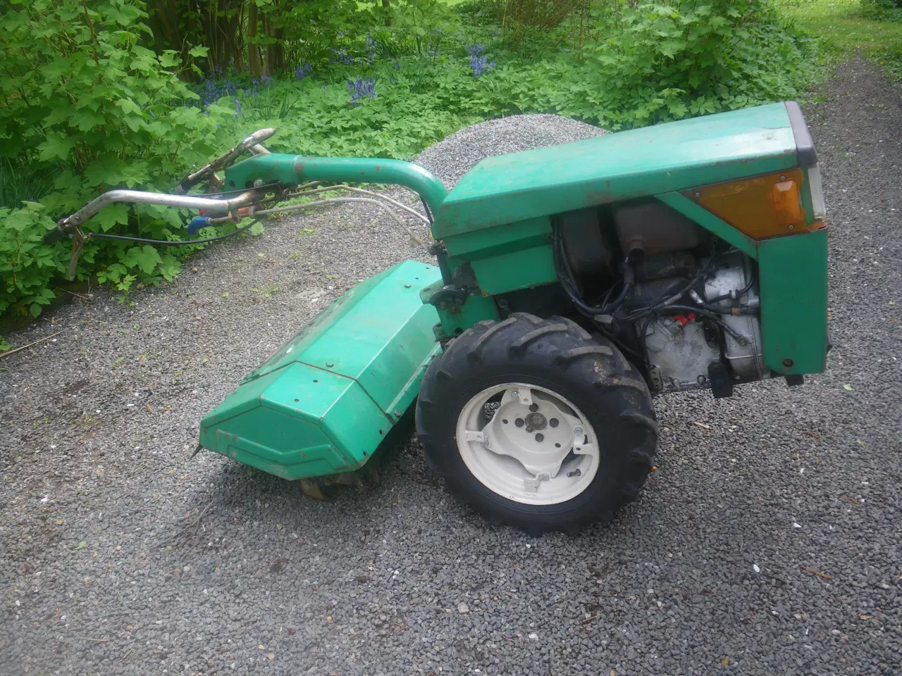 Billede 3 - Havetraktor 2 hjulet med fræser