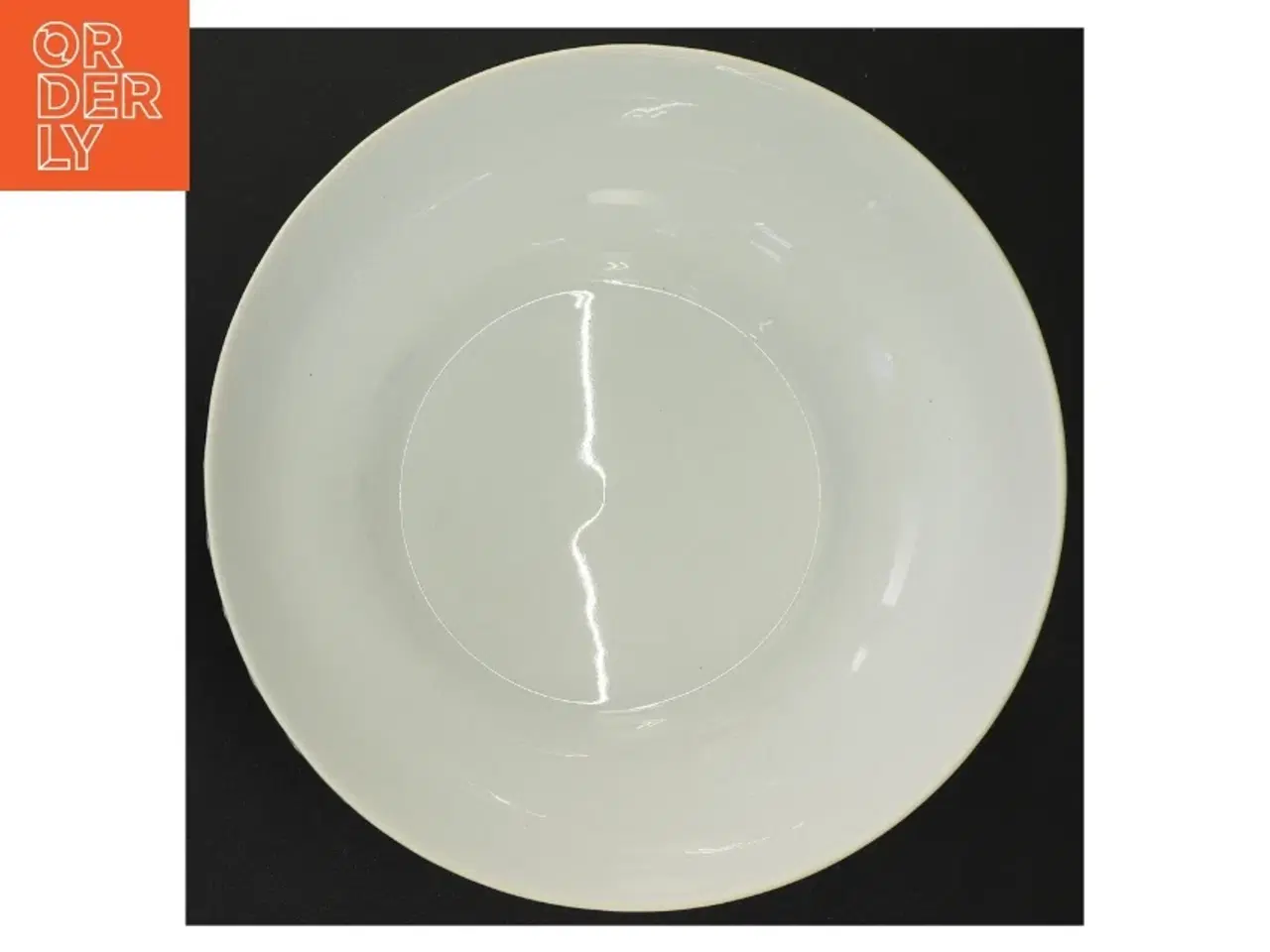 Billede 2 - Tysk Hvid Porcelæn skål med Lancet Relief mønster(str. 20,5 x 9,5 cm)