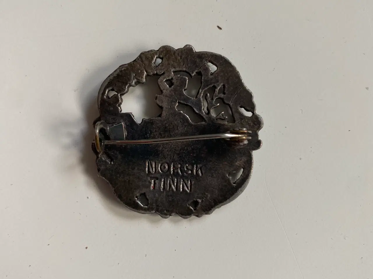 Billede 2 - Norsk tin broche