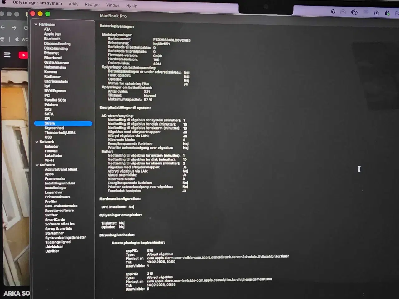 Billede 5 - MacBook Pro 16" (2021) – M1 Pro / 32GB RAM / 512GB