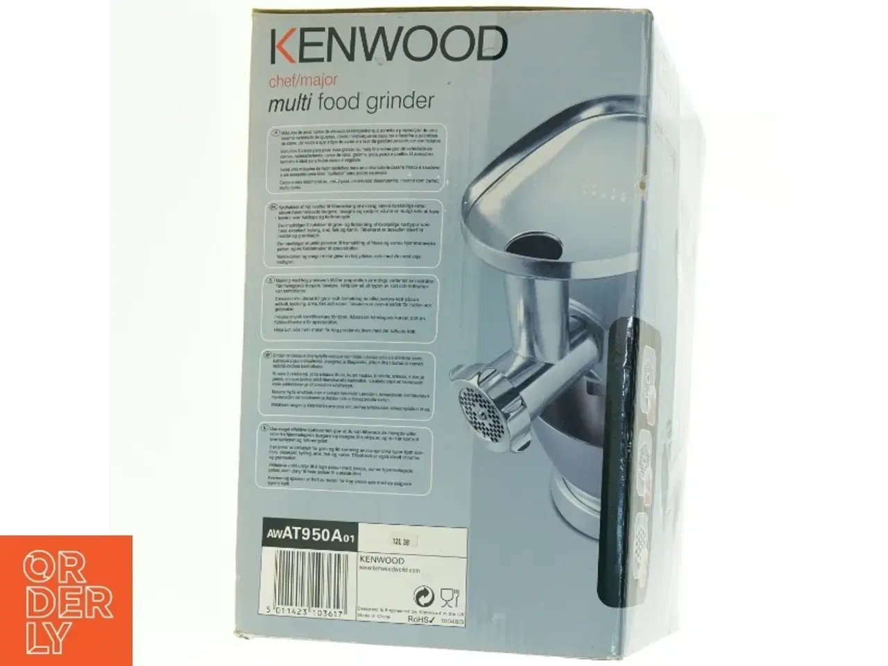 Billede 3 - Kenwood Kødhakker fra Kenwood (str. 26 x 21 cm)