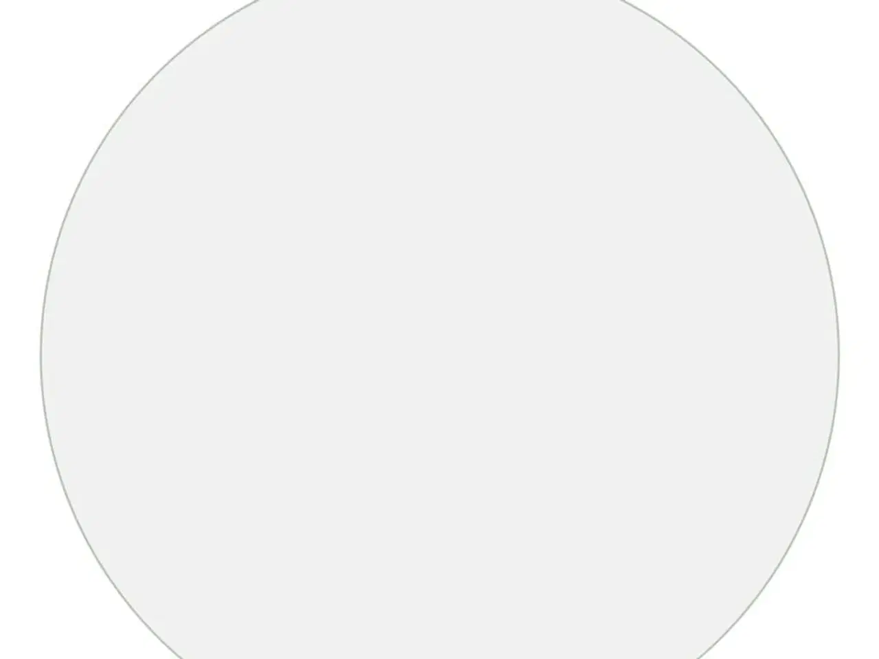 Billede 5 - Bordbeskytter Ø 90 cm 2 mm PVC transparent