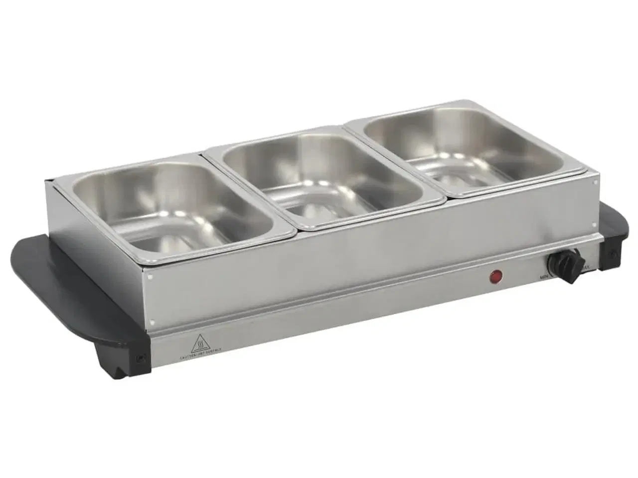 Billede 3 - Buffetvarmer rustfrit stål 200 W 3 x 1,5 l