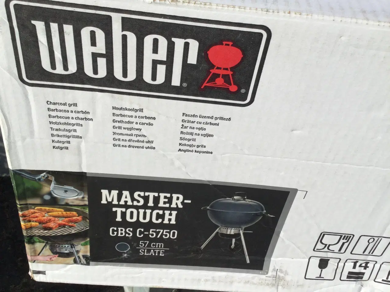 Billede 3 - Weber grill  c5750 master touch 57cm 