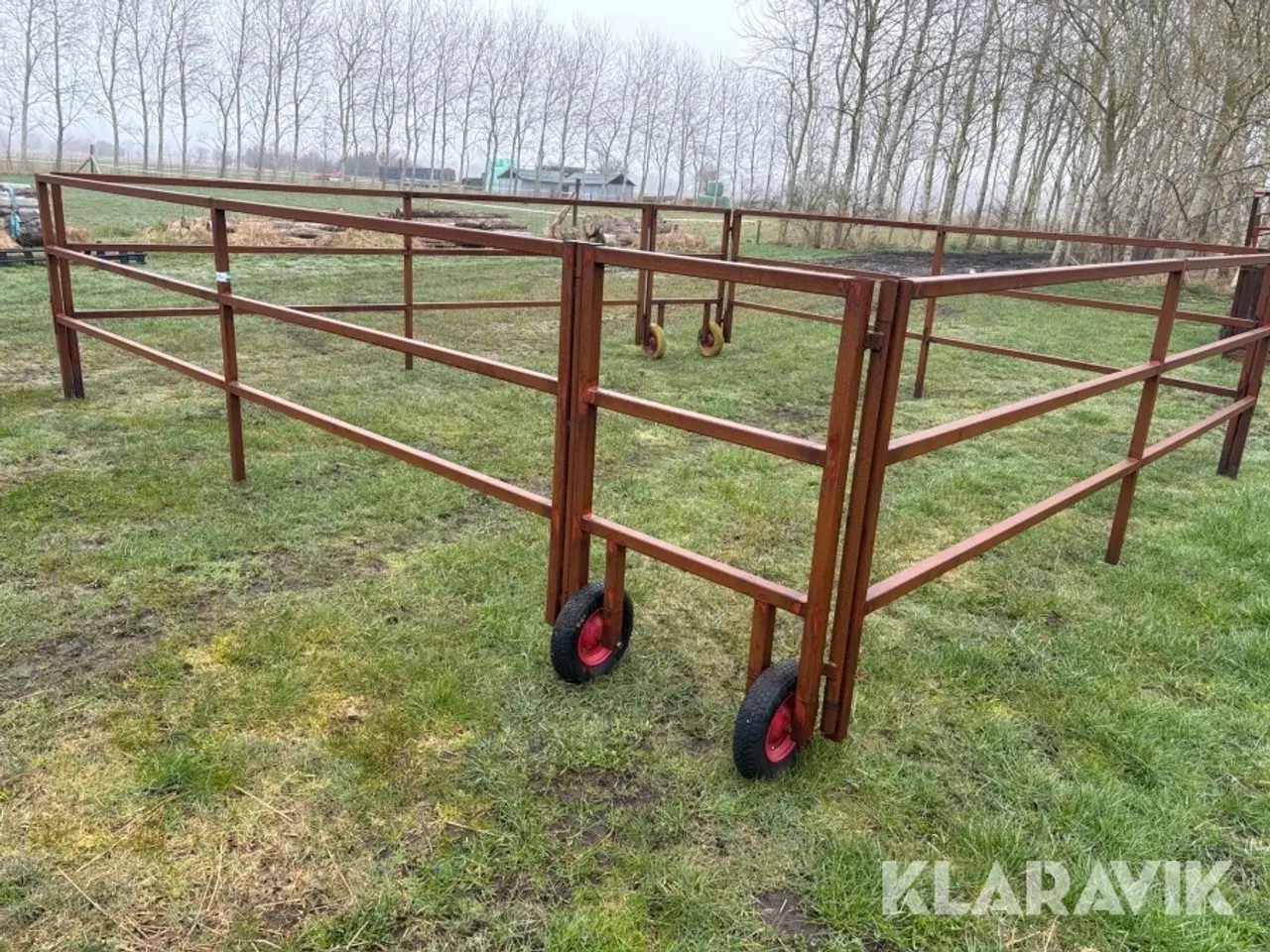 Billede 1 - Mobil fangfold - kan foldes sammen og transporteres