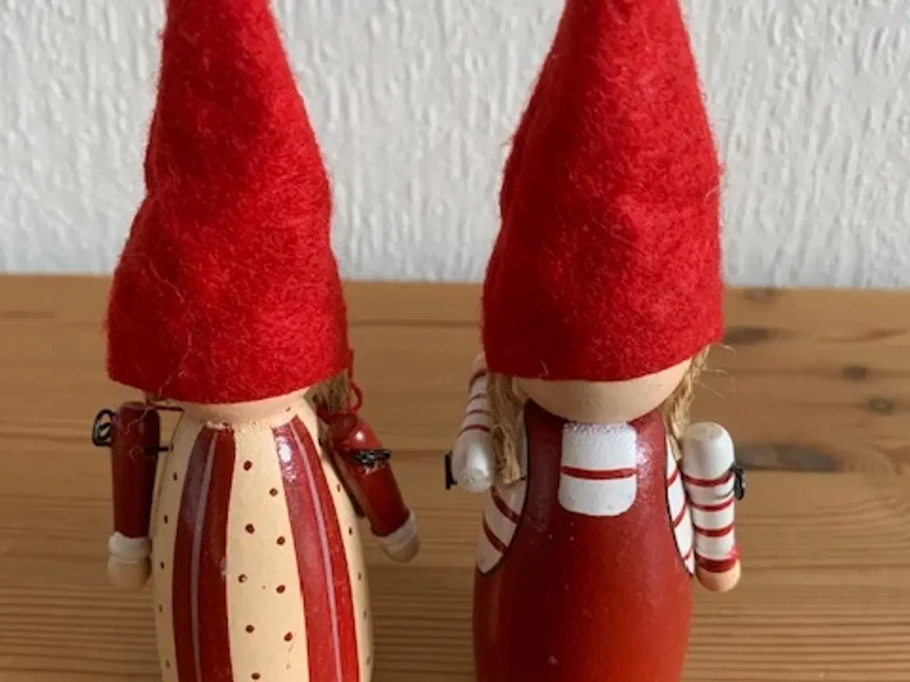 Billede 2 - Trænisser / nissepar - nisser i træ - retro