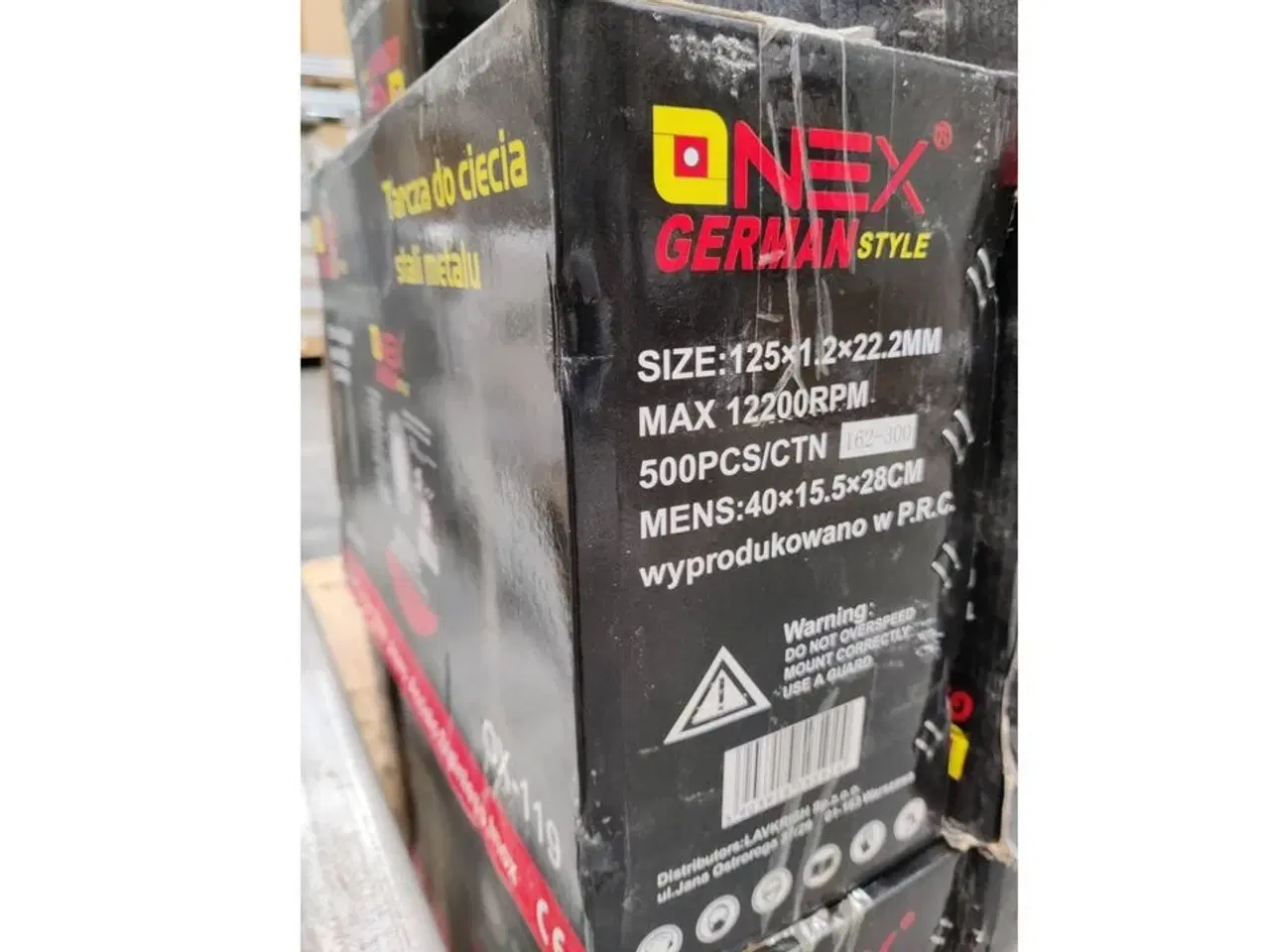 Billede 2 - 500 stk. 125 mm skæreskive til metal.