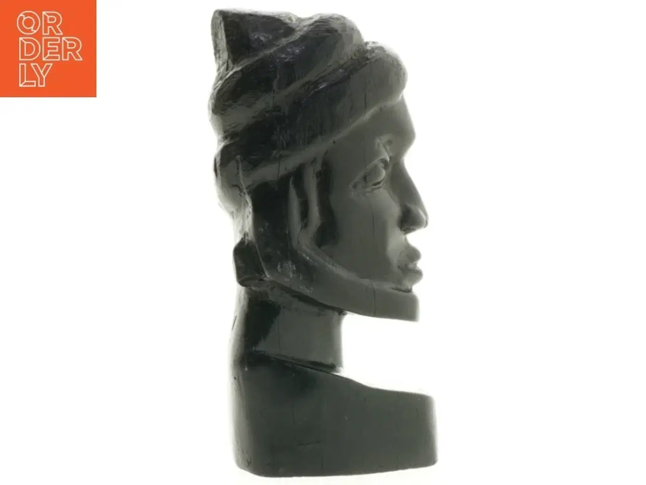 Billede 2 - Skulptur af afrikansk mand (str. 22 cm)