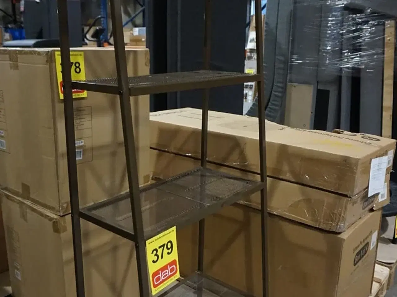 Billede 2 - Stigereol i metal med 4 hylder Brun