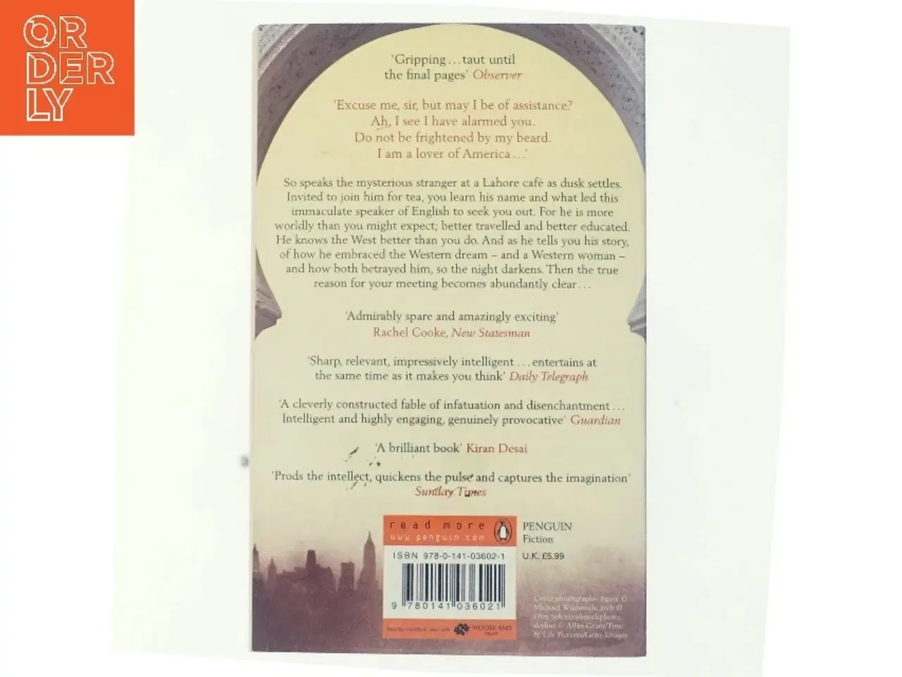 Billede 3 - The reluctant fundamentalist af Mohsin Hamid (Bog)