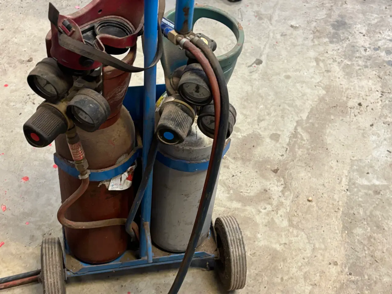 Billede 1 - Skærebrænder sæt med vogn