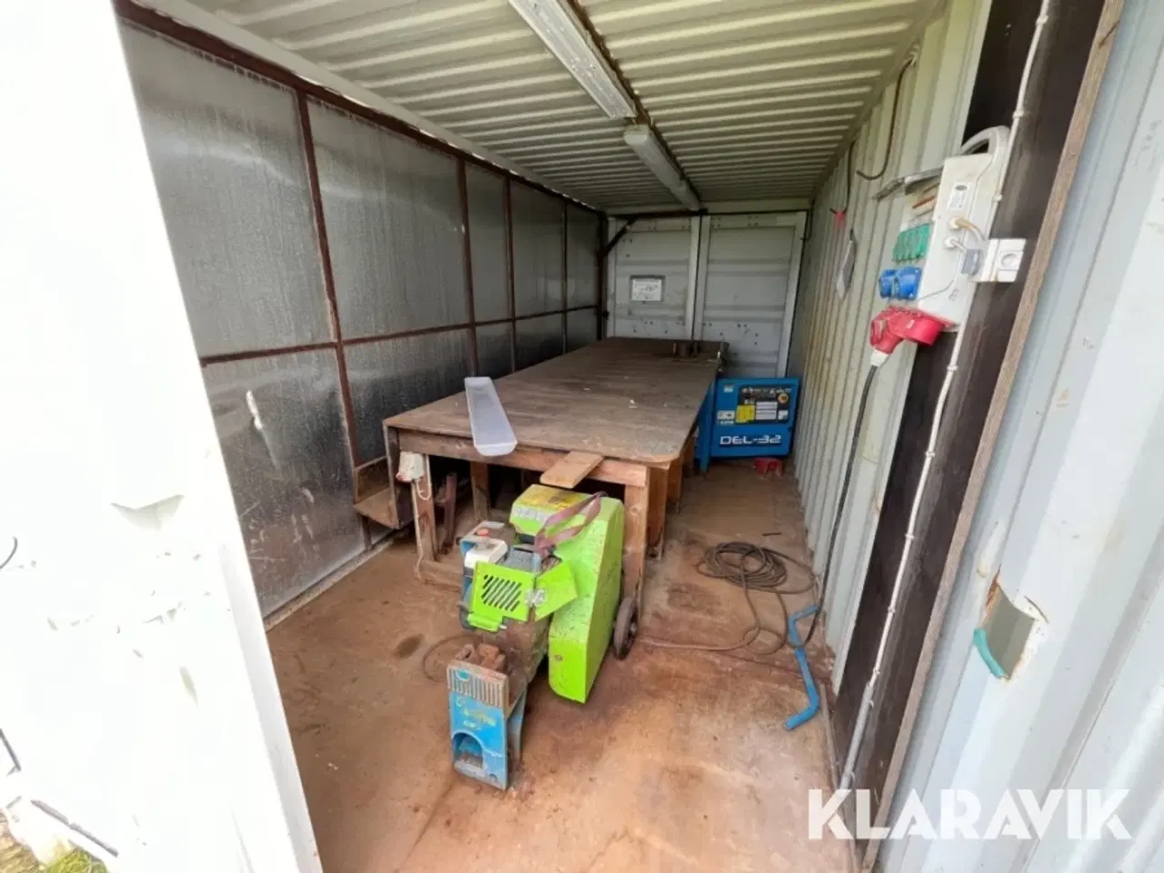 Billede 5 - Container med rørbukker 20 fods