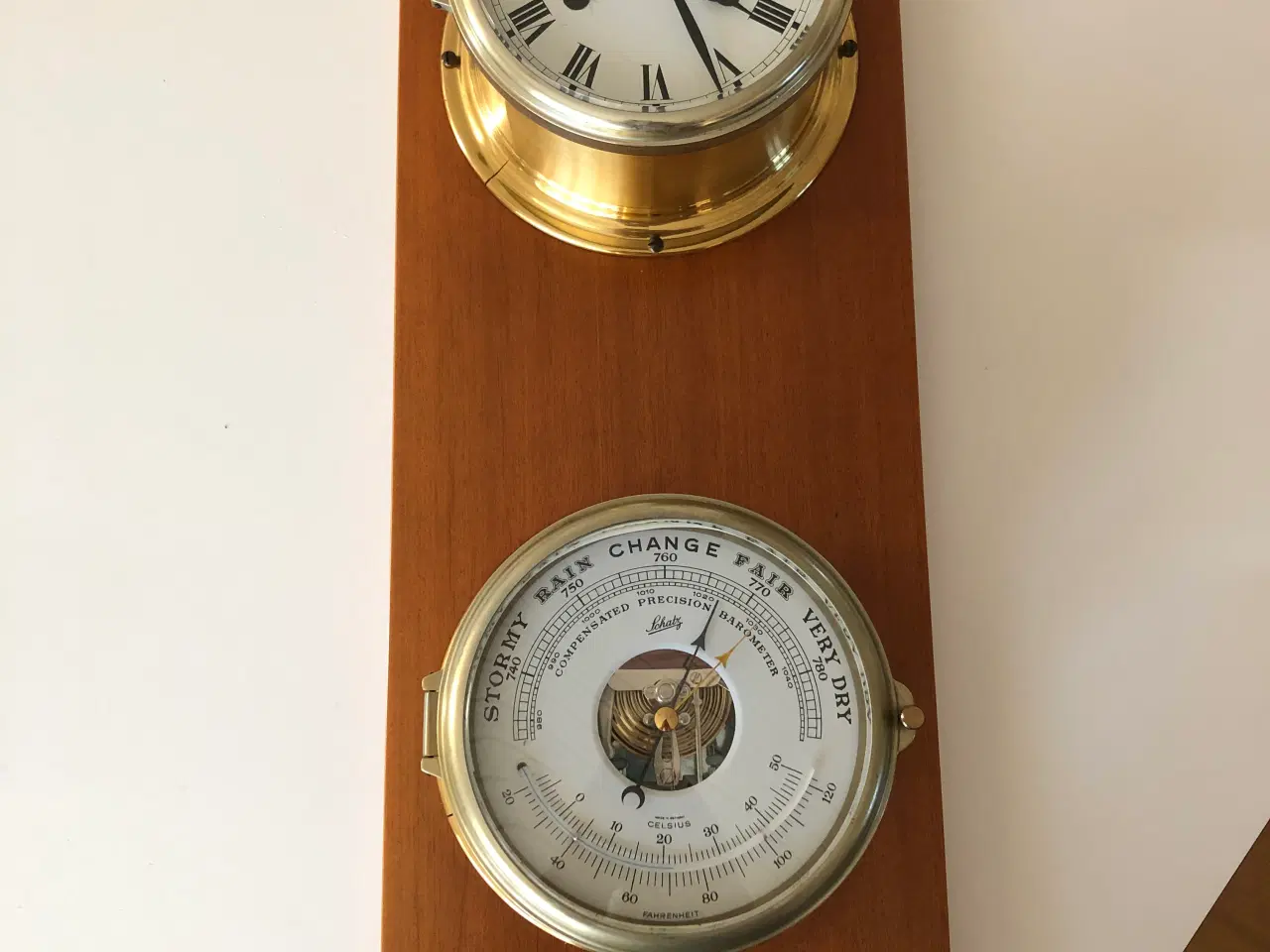 Billede 1 - Skibsur og barometer fra Schatz