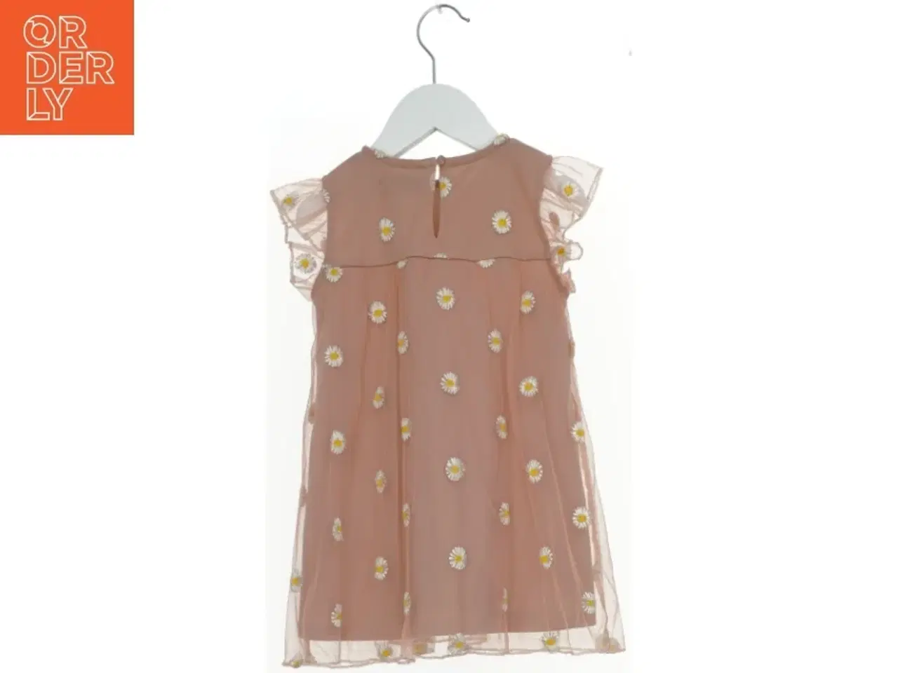 Billede 2 - Kjole med tyl og blomster mønster (str. 86)