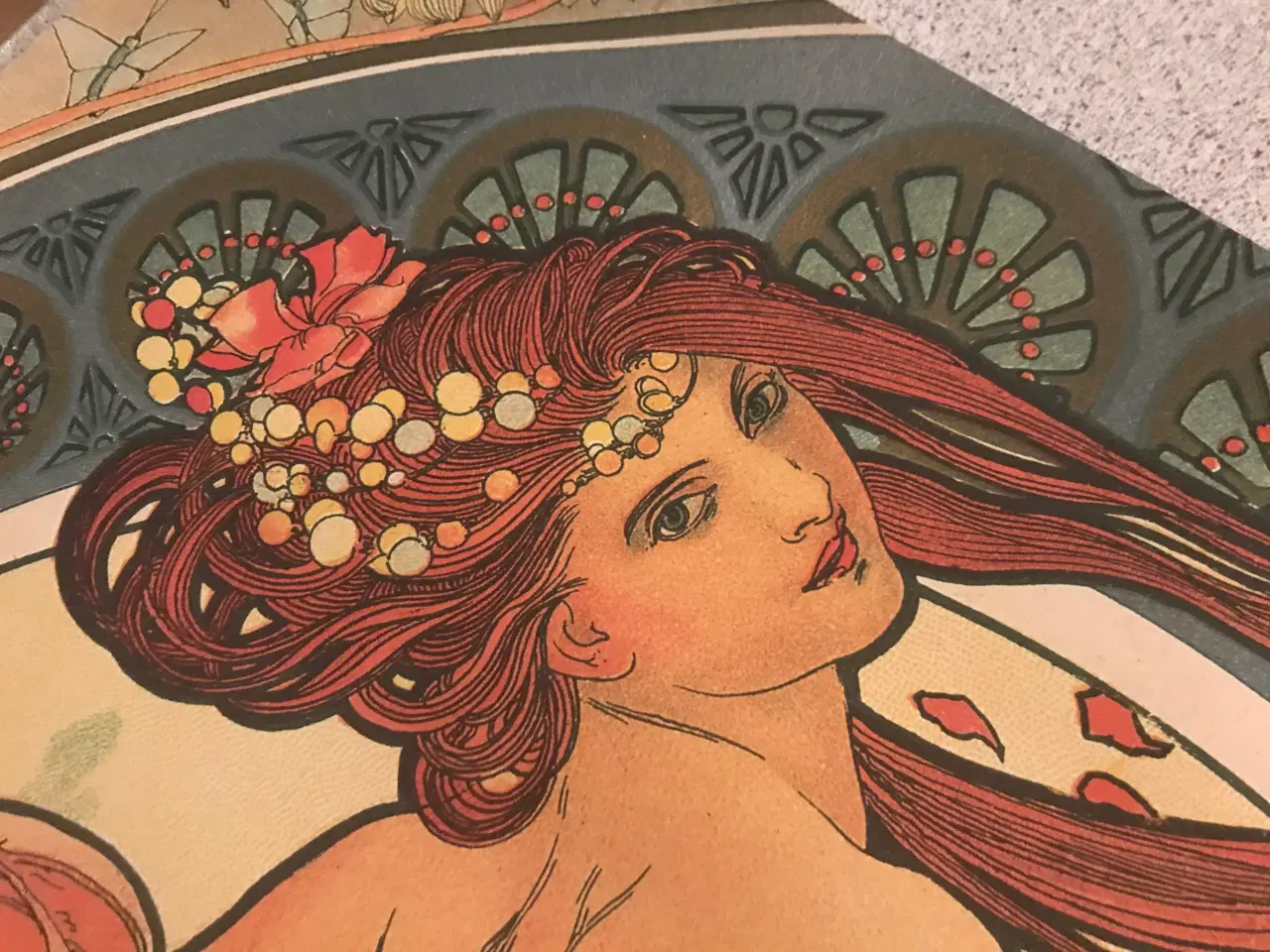 Billede 6 - Alphonse Mucha plakat 80 x 60 cm