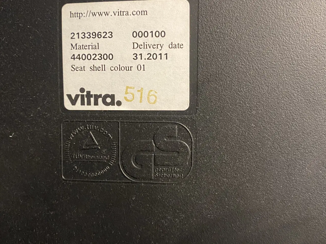 Billede 3 - 6 stk. Eames  Vitra stole sælges samlet.