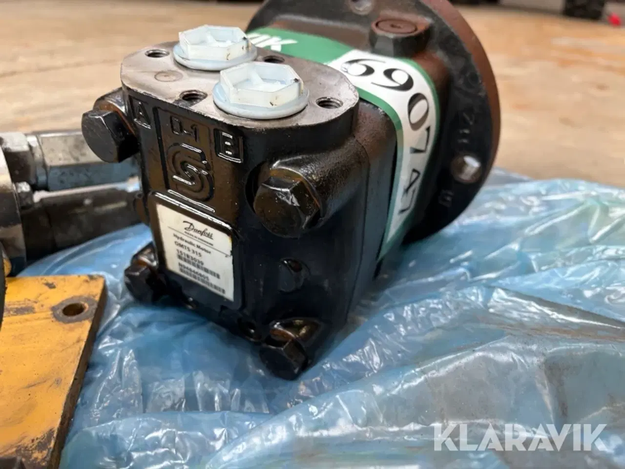 Billede 8 - Hydraulikolie motor og koblinger Danfoss Omts 315