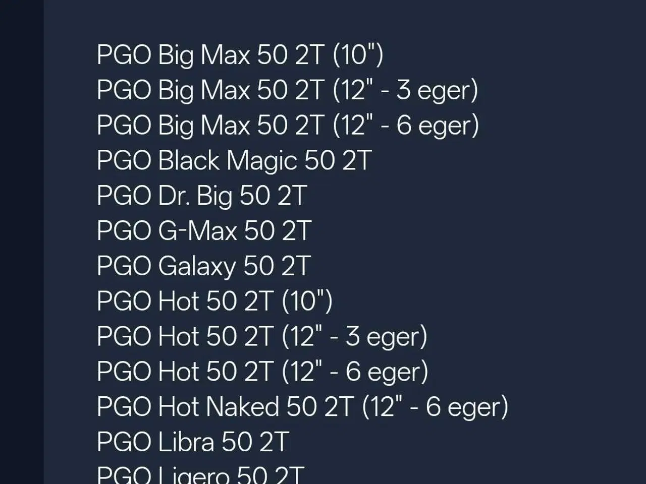 Billede 5 - PGO Hot 50/Dr.Big/PMX/G-Max/Libra. Original Studs