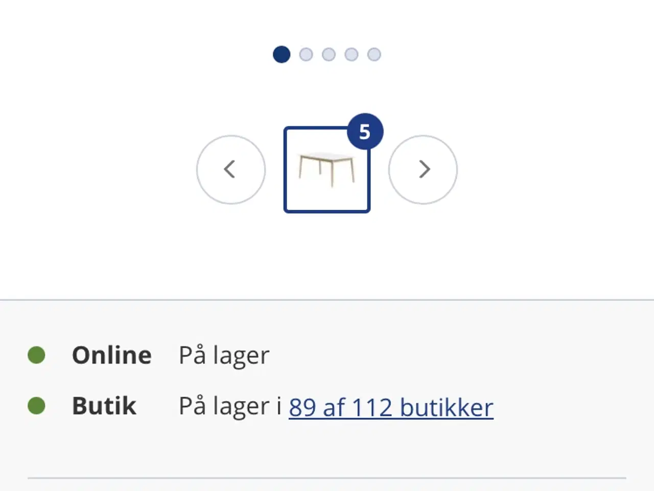 Billede 4 - Spisebord med udtræsplade