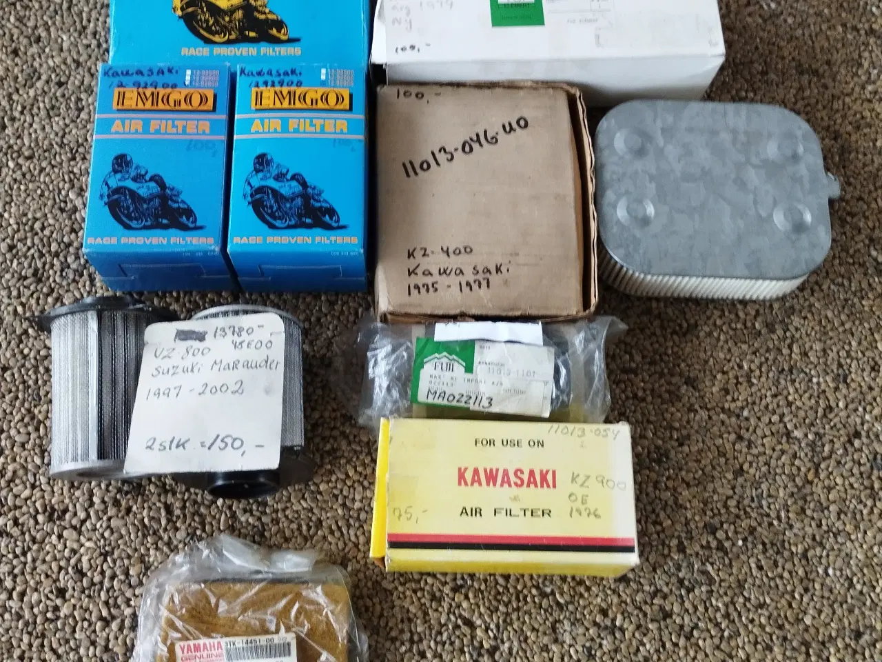 Billede 1 - Forskellige luftfiltre ( se %)