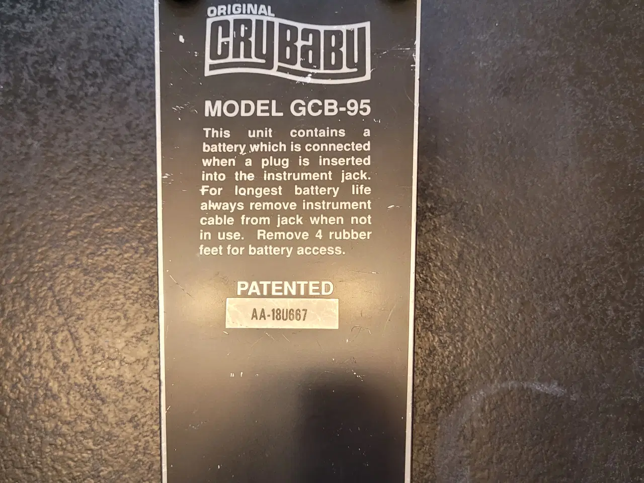 Billede 4 - Jim Dunlop Crybaby pedal GCB-95