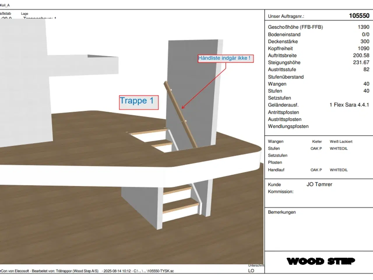 Billede 11 - 2 Stk Niveautrapper - fejlmålstrappe.