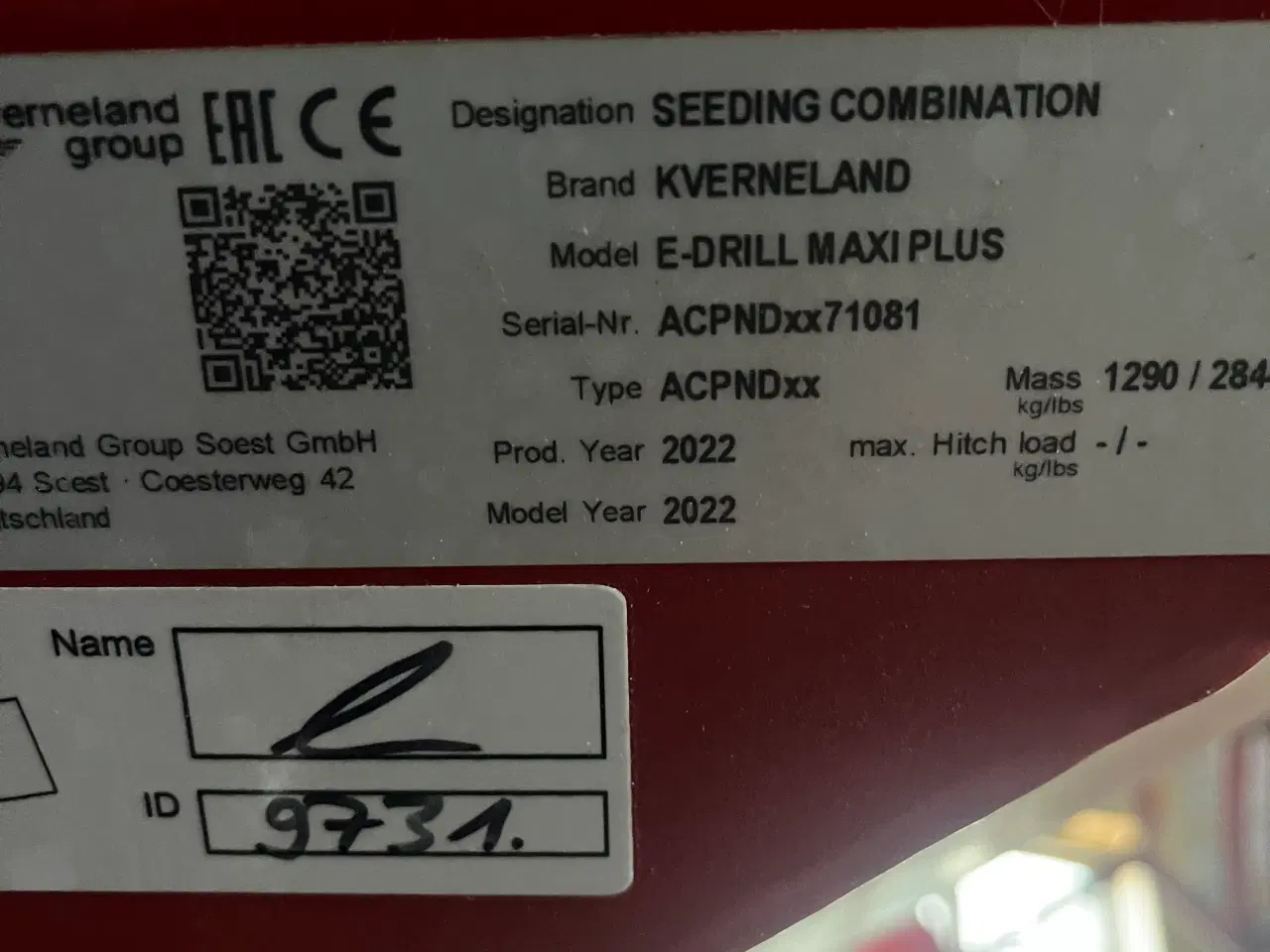 Billede 1 - Kverneland E-drill maxi plus