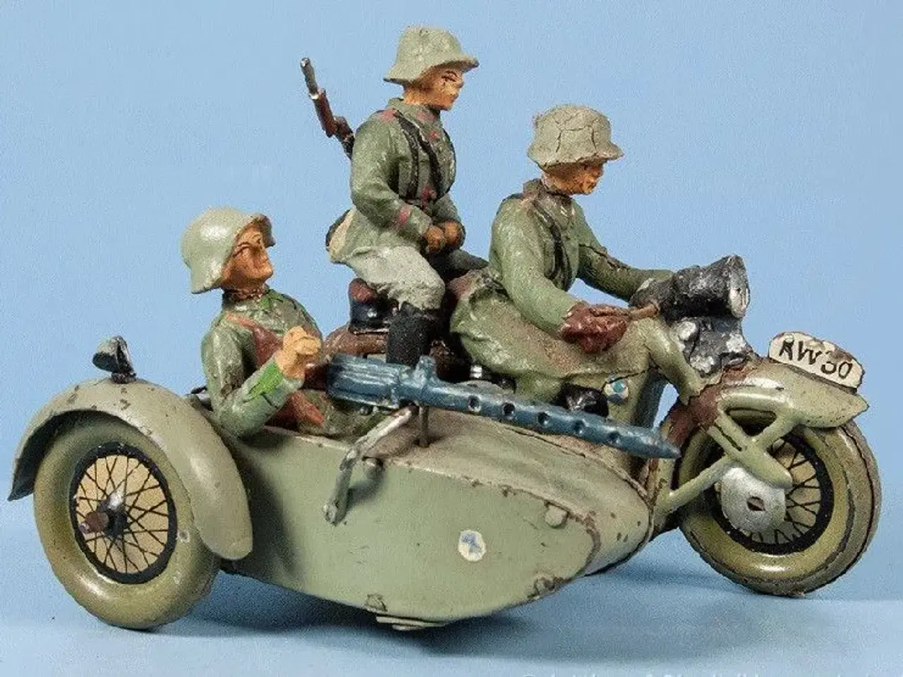 Billede 3 - Gamle- LINEOL legetøjs soldater købes.