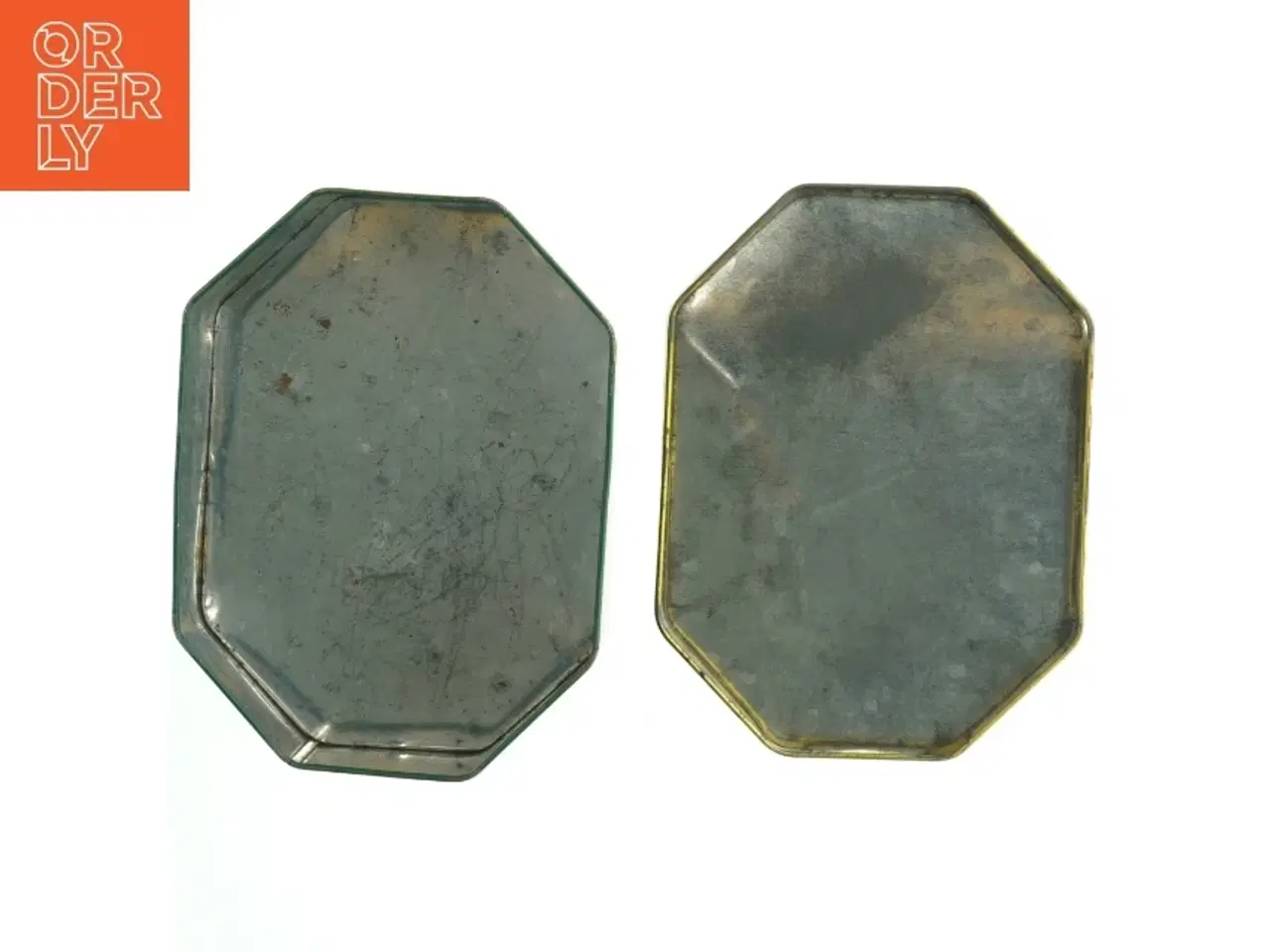 Billede 3 - Metaldåse med landskabsmotiv (str. 19,5 cm)