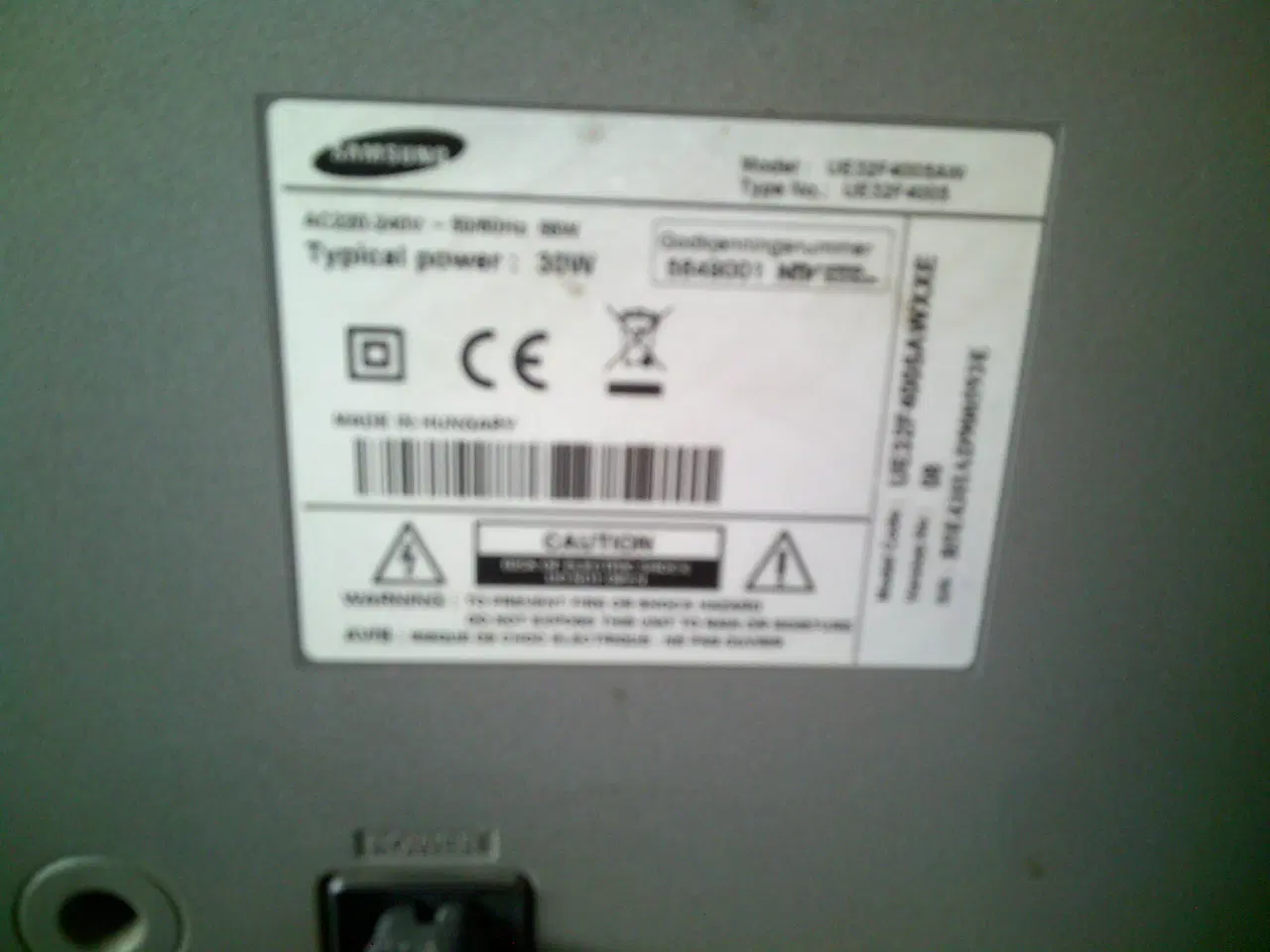 Billede 4 - SAMSUNG 32" TV