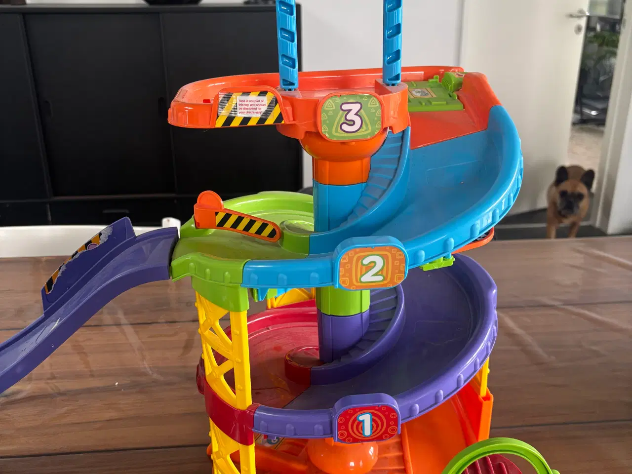 Billede 7 - Vtech parkeringshus + 4 ekstra biler