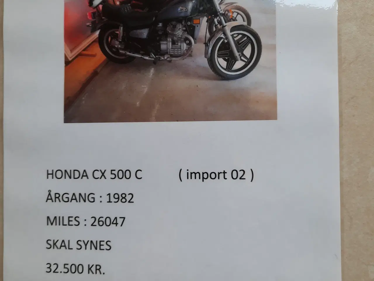 Billede 6 - Honda cx500c 