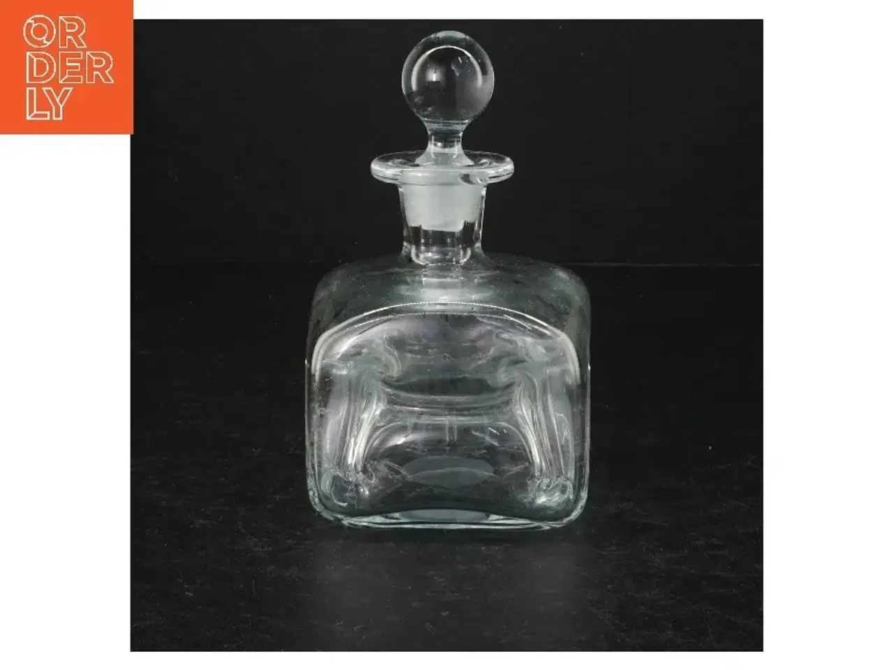 Billede 1 - Glaskaraffel med prop (str. 14 cm)