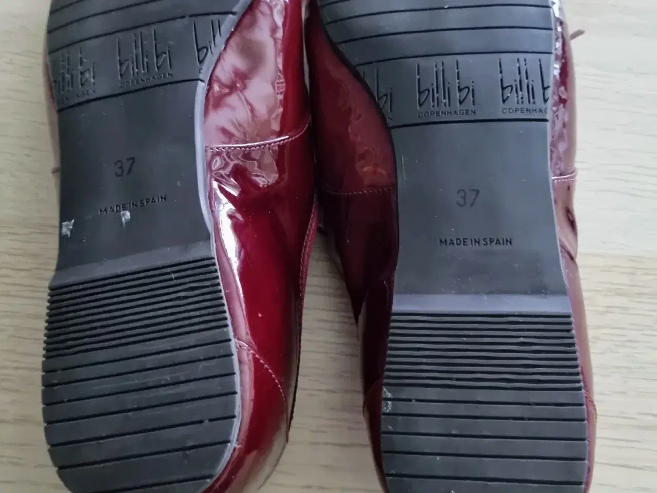 Billede 5 - Billi Bi flade læder/laksko med nitter