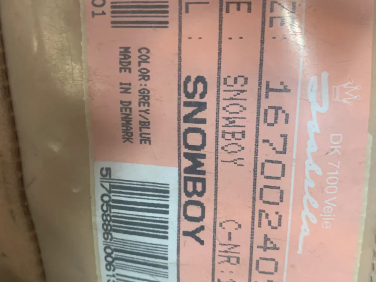 Billede 1 - Byd:-Isabella fortelt snowboy blå/grå + thermoloft