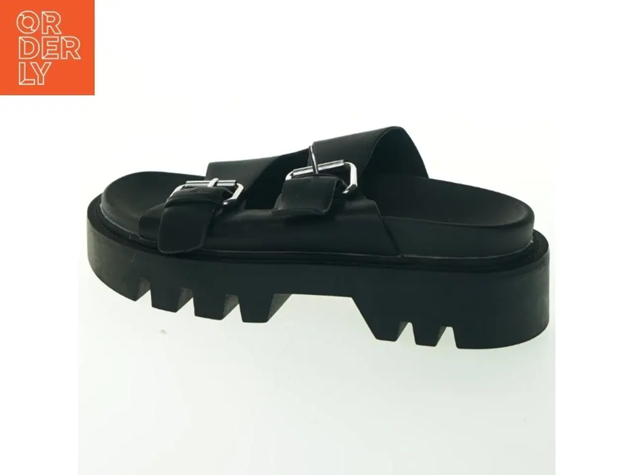 Billede 1 - Sorte sandaler med spænder fra H&M (str. 36 )