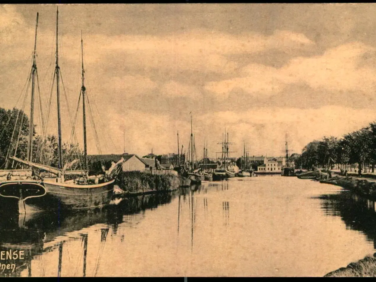 Billede 1 - Odense -  Havnen - Peter Alstrup 563 - Ubrugt