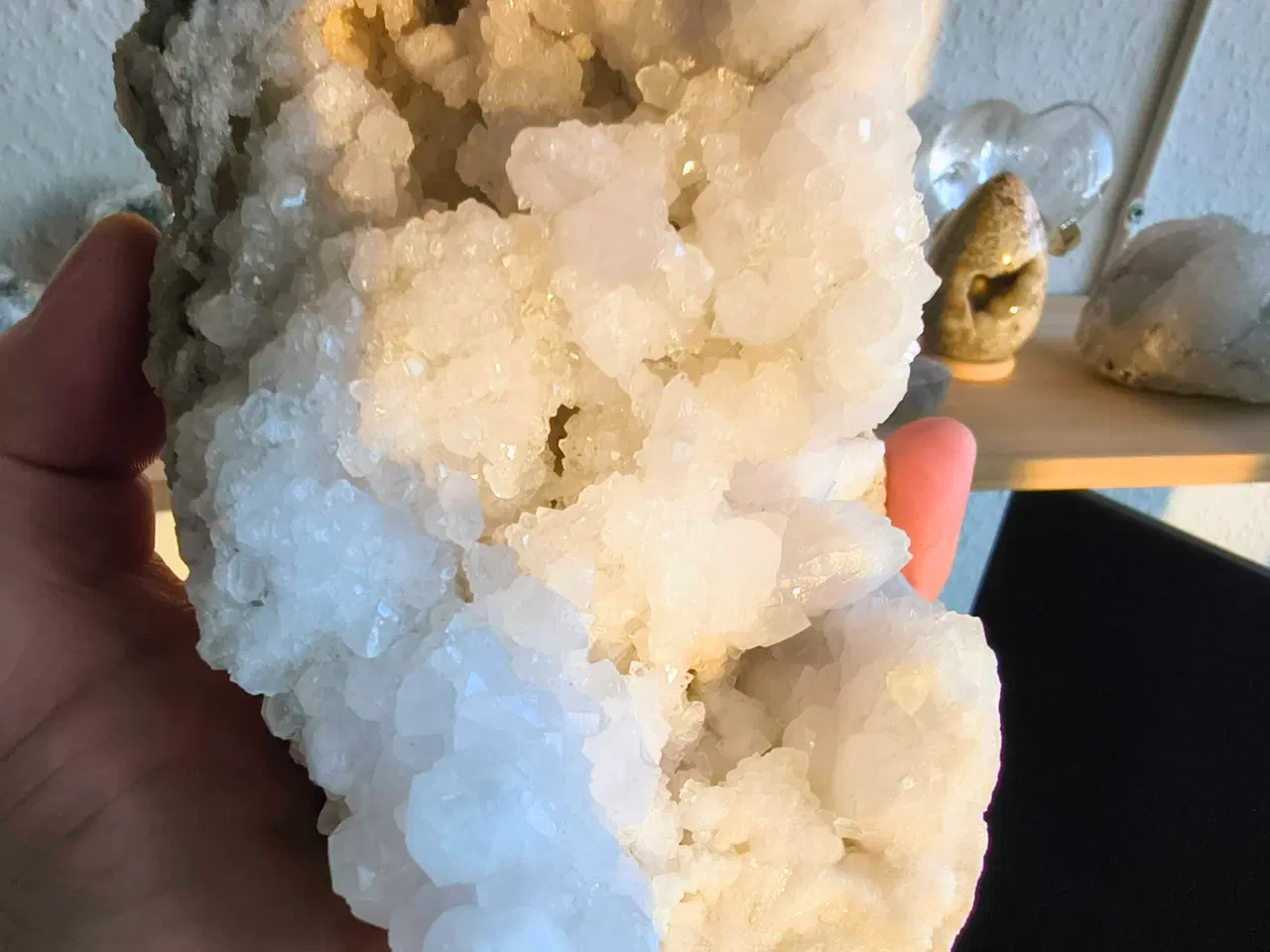 Billede 6 - Stor snekvarts klynge 