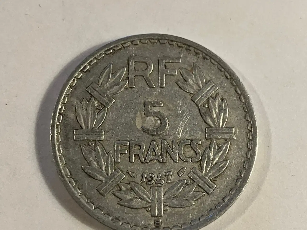 Billede 1 - 5 Francs 1947 France