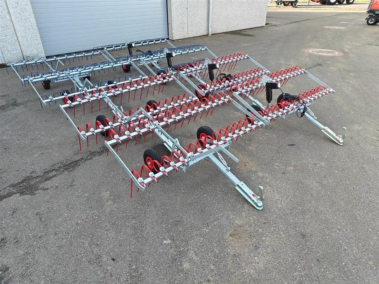 Billede 7 - Anker Bjerre Riven Gårdspladsharve 150cm Elektrisk hæve/sænk og kugletræk