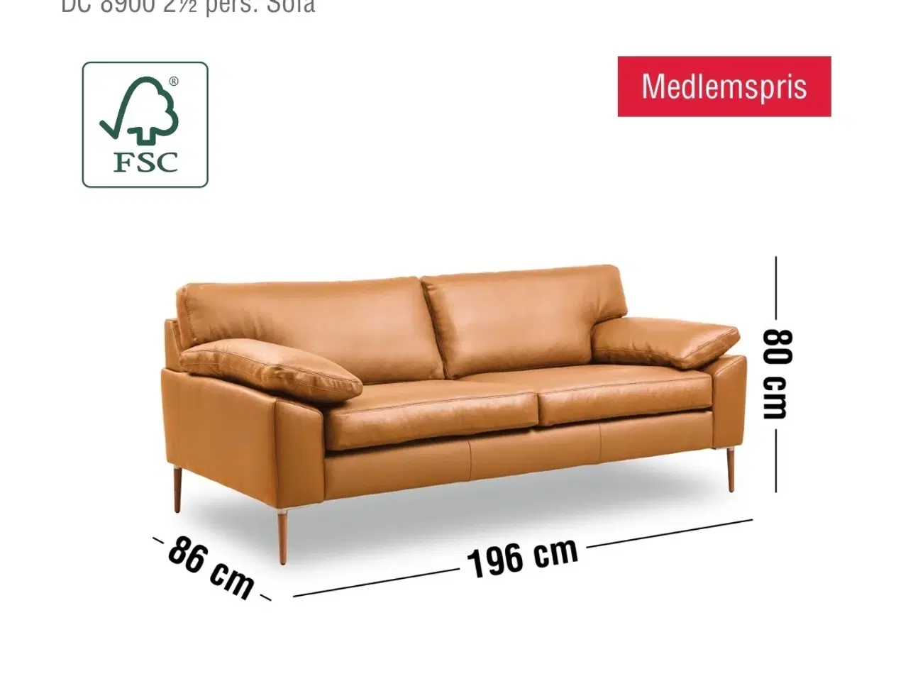 Billede 7 - 3 og 2.5 sofasæt DC 8900
