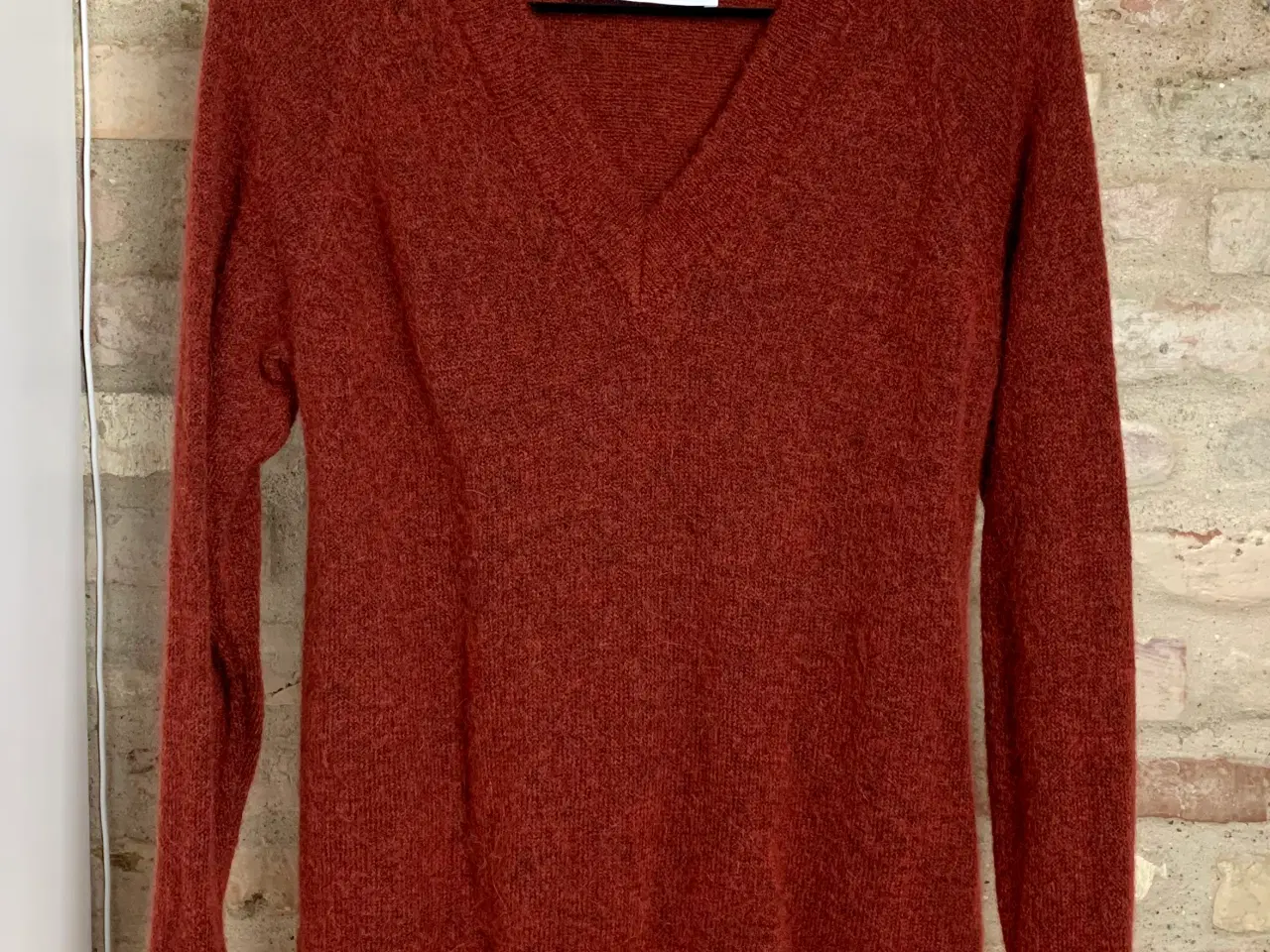 Billede 1 - Striktrøje med uld og alpaka