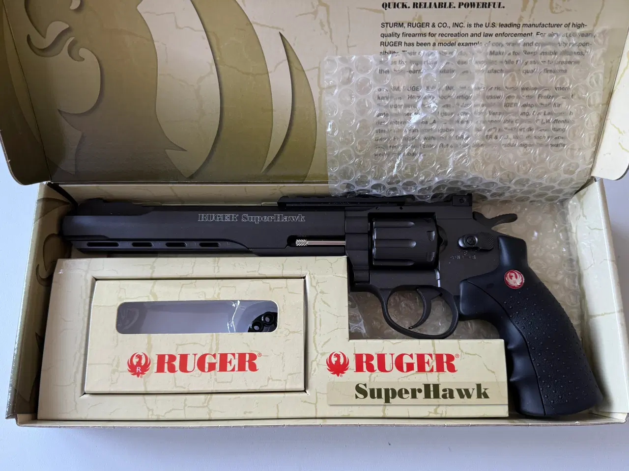 Billede 3 - Ruger Super Hawk 8" Co2 revolver - fuld metal