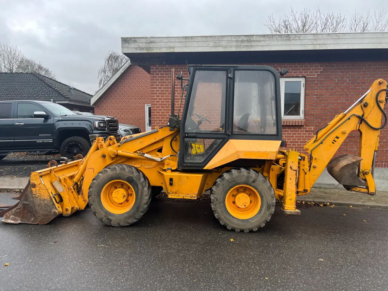 Billede 3 - Jcb 2cx lille rendegraver styring på alle hjul 