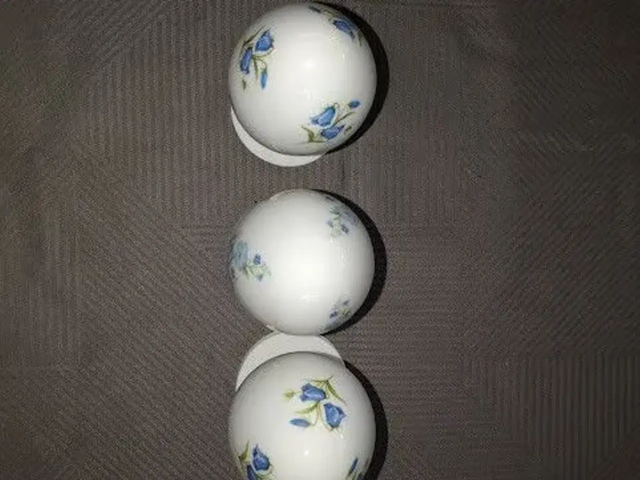 Billede 6 - 3 Smukke Porcelæns Æg fra Staffordshire