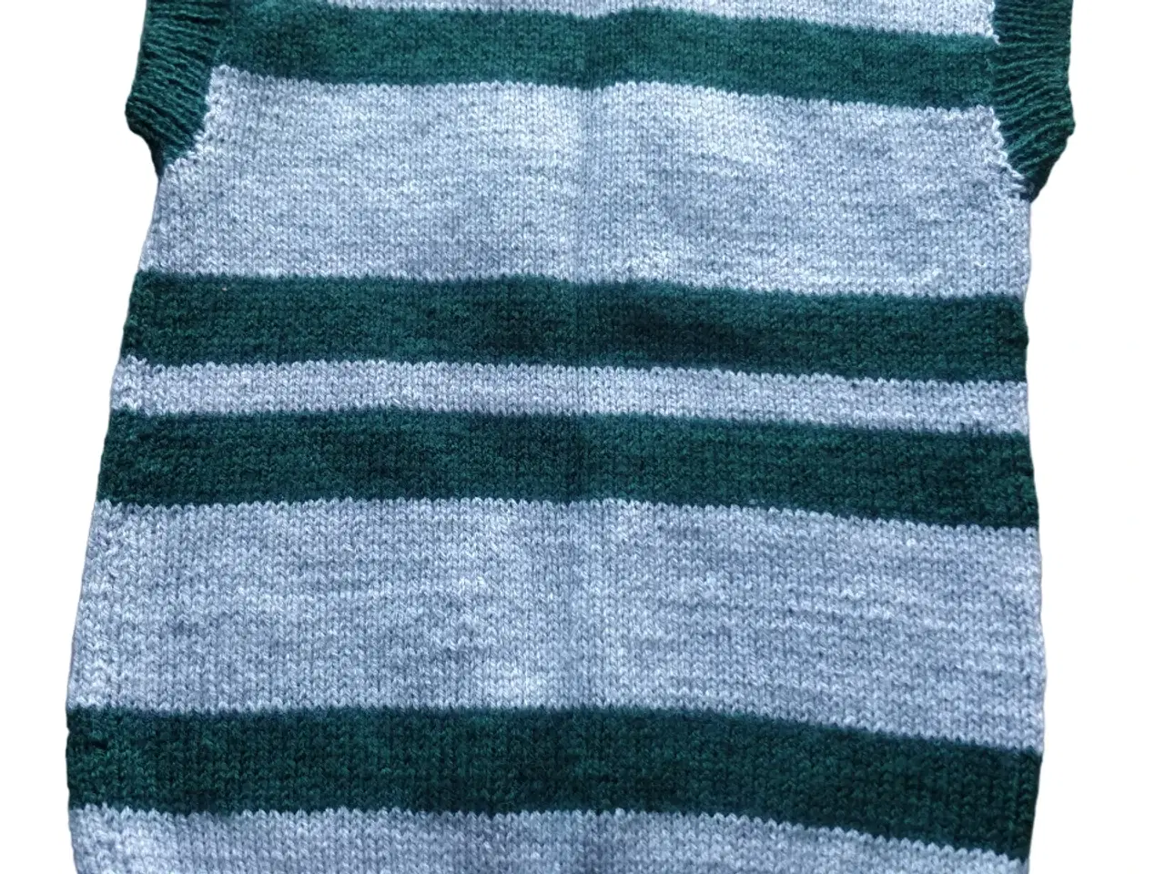 Billede 5 - Håndlavet strikket ærmeløs sweater, ca 9-12 år