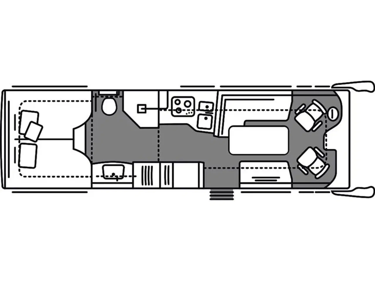Billede 2 - 2017 - Morelo Palace   2,5 mtr bred, under 9 mtr, topudstyret 1 klasses Autocamper