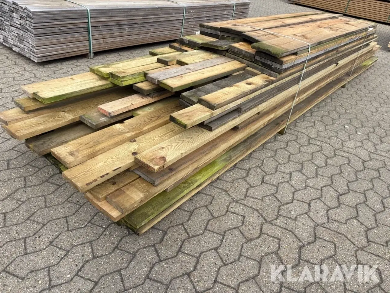 Billede 3 - Blandet lot Trykempraneret træ