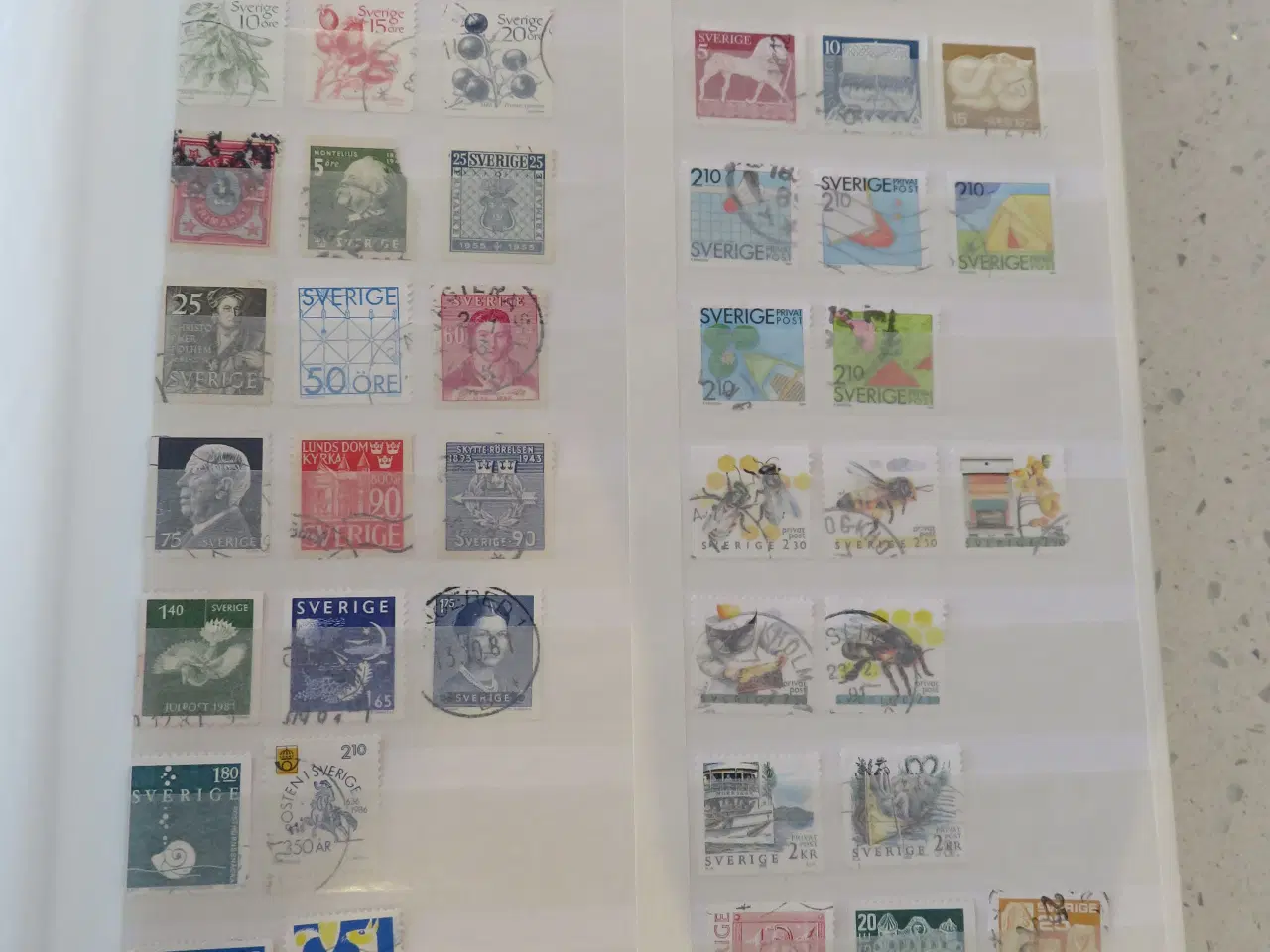 Billede 3 - Sverige, 303 forskellige frimærker